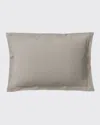 Anne De Solene Vexin 200 Thread-count Standard Sham In Brume Gray