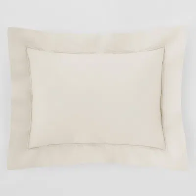 Anne De Solene Vexin Boudoir Sham In White