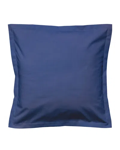 Anne De Solene Vexin Encre 200 Thread-count Euro Sham In Blue