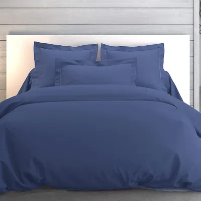 Anne De Solene Vexin Encre 200 Thread-count King Fitted Sheet