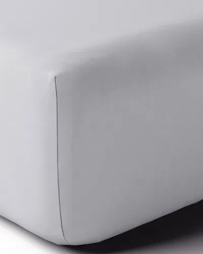 Anne De Solene Vexin Fitted Sheet In Light Grey