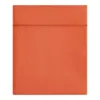 Anne De Solene Vexin 200 Thread-count Flat Sheet, Queen In Epices Orange