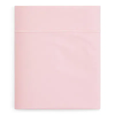 Anne De Solene Vexin 200 Thread-count King Flat Sheet In O De Rose