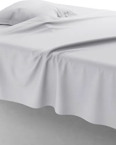 Anne De Solene Vexin Flat Sheet In Light Grey