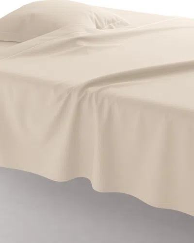 Anne De Solene Vexin Flat Sheet In Off White