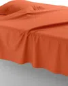 Anne De Solene Vexin 200 Thread-count Flat Sheet, King In Orange