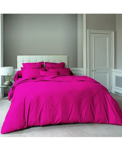 Anne De Solene Vexin Framboise Duvet Cover In Pink