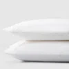 Anne De Solene Vexin Pillowcases, Set Of 2 In Blanc
