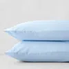 Anne De Solene Vexin Standard Pillowcases, Pair In Azur Blue