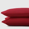 Anne De Solene Vexin Standard Pillowcases, Pair In Bourgogne
