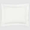 Anne De Solene Vexin 200 Thread-count Standard Sham In Blanc