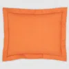 Anne De Solene Vexin 200 Thread-count Standard Sham In Epices Orange