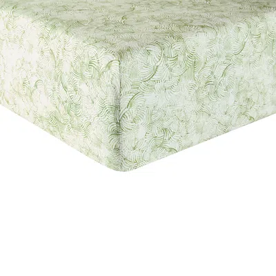 Anne De Solene Villandry Fitted Sheet, Queen In Green