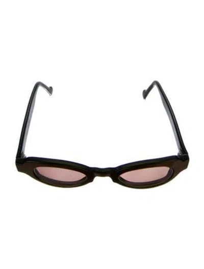 Pre-owned Anne Et Valentin Cat-eye Gradient Sunglasses In Red