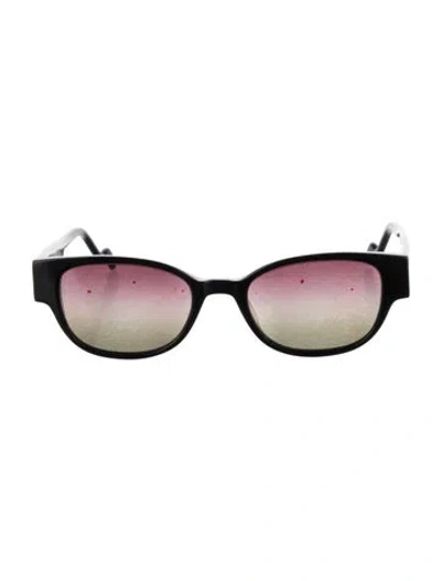 Pre-owned Anne Et Valentin Narrow Eyeglasses In Black