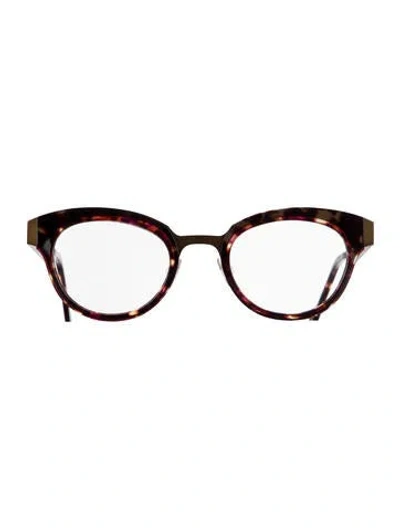 Pre-owned Anne Et Valentin Round Gradient Sunglasses In Multi
