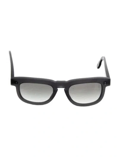 Pre-owned Anne Et Valentin Wayfarer Gradient Sunglasses In Black