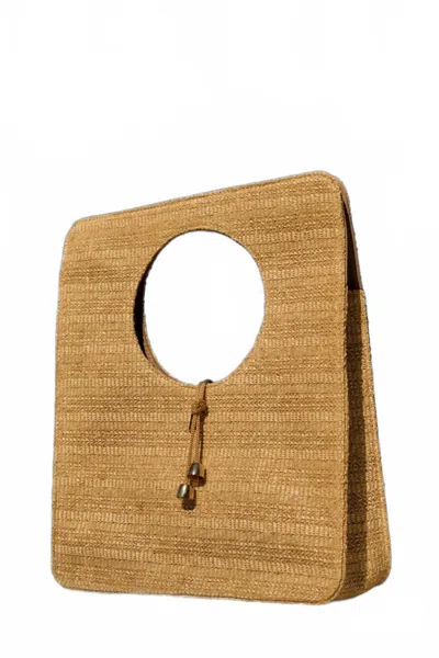 Anne Fernandes Women's Beach Raffia Bag In Natural In Brown