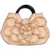 Anne Fontaine Bag Signature Floral Handbag In Brown