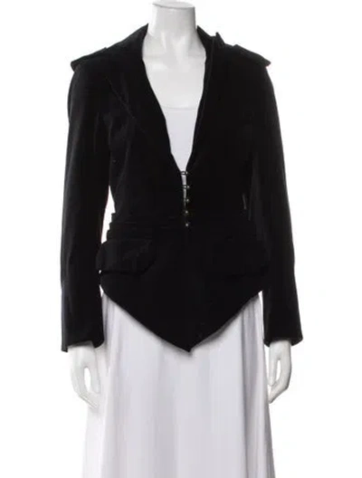 Pre-owned Anne Fontaine Blazer In Black