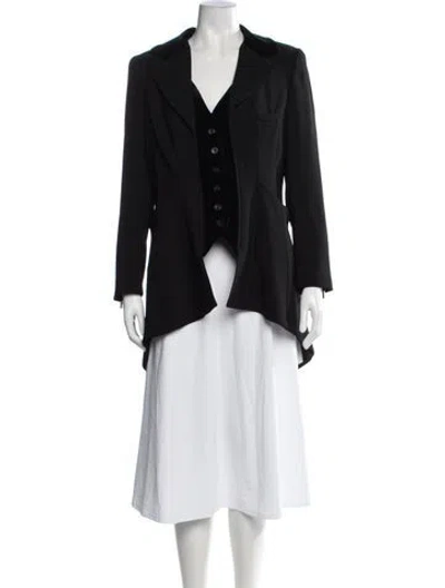 Pre-owned Anne Fontaine Blazer In Black