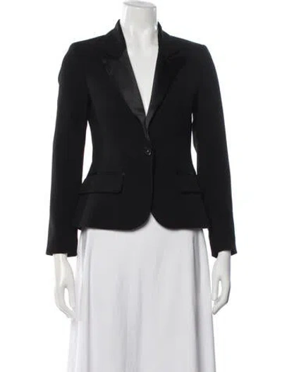 Pre-owned Anne Fontaine Blazer In Black