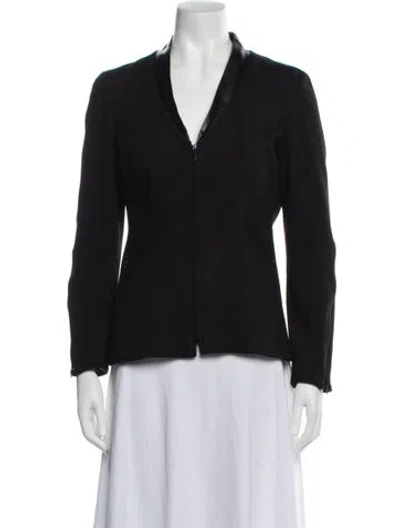 Pre-owned Anne Fontaine Blazer In Black