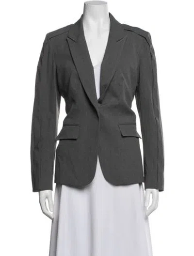 Pre-owned Anne Fontaine Blazer In Grey