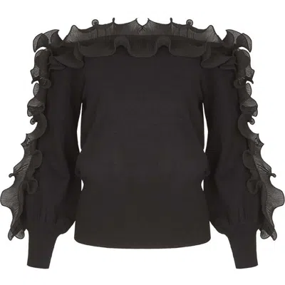 Anne Fontaine Catane Top In Black