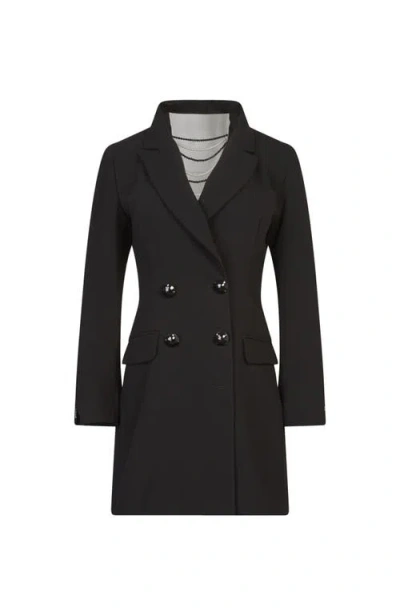 Anne Fontaine Champagne Jackets In Black