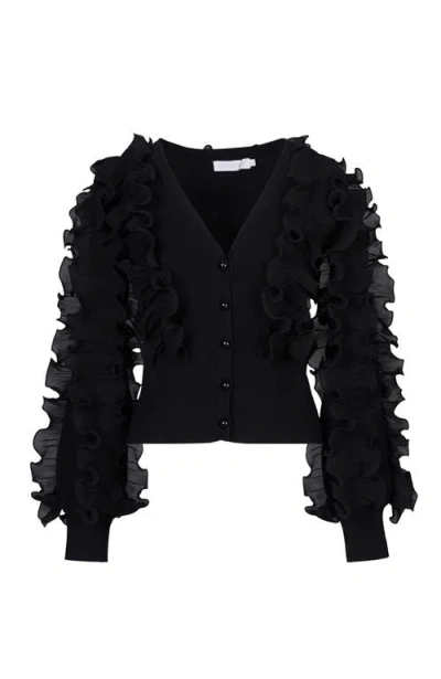 Anne Fontaine Ciline Cardigan In Black