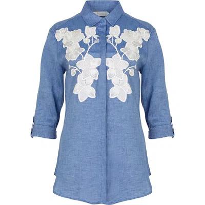 Anne Fontaine Citron Shirt In Blue