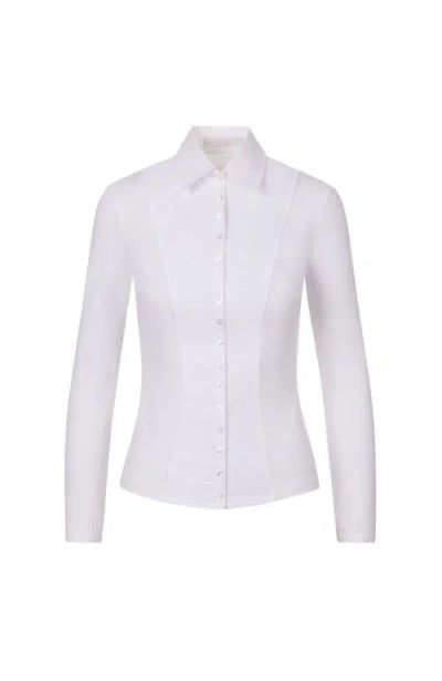 Anne Fontaine Clodie Blouse In White
