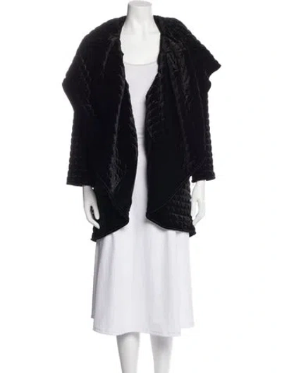 Pre-owned Anne Fontaine Coat In Black
