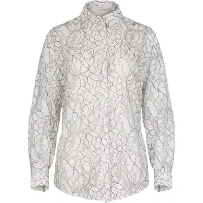 Anne Fontaine Daniela Shirt In Gray