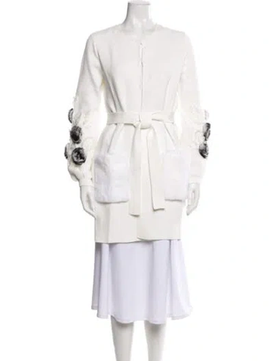 Pre-owned Anne Fontaine Evening Jacket W/ Tags In White