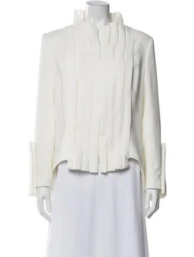 Pre-owned Anne Fontaine Jacket In Neutrals