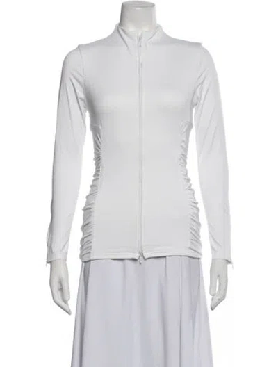 Pre-owned Anne Fontaine Jacket In White