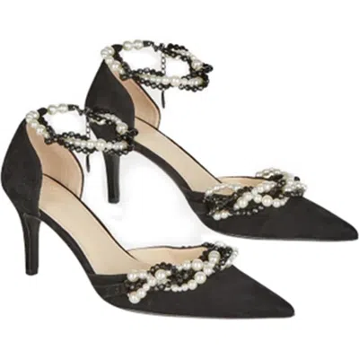Anne Fontaine Lily Pearl Shoe In Black