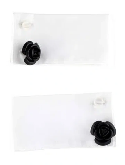 Pre-owned Anne Fontaine Neissy Cufflinks In Black