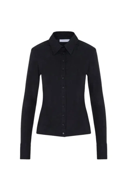 Anne Fontaine Nuage Black Shirt