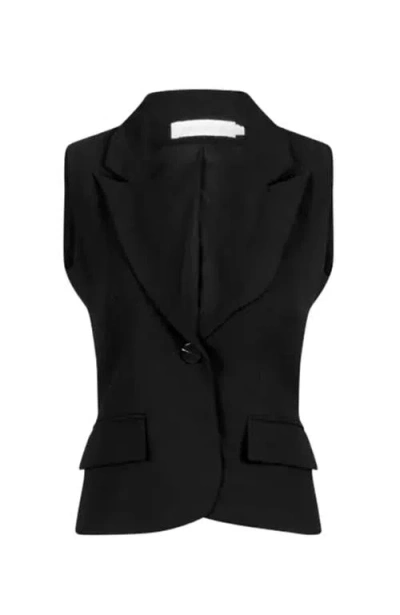 Anne Fontaine Varly Vest In Black