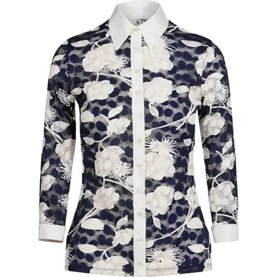Anne Fontaine Vaxy Shirt In Blue