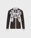 Anne Fontaine Vianey Pima Jersey Shirt In Black