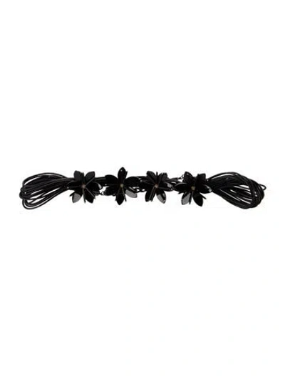 Pre-owned Anne Fontaine Waist Belt In Black