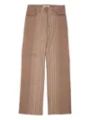 Anne Isabella Laser-treated Jeans In Brown