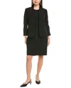 Anne Klein 2pc Jacket & Dress Set In Black