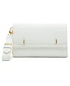 Anne Klein 3 In 1 Chain With Wristlet Strap Belted Wallet In White