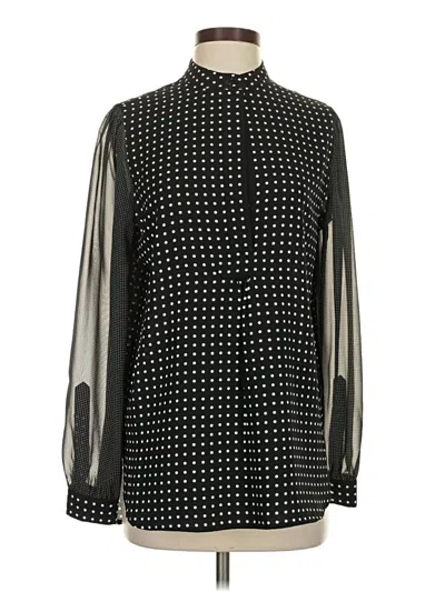 Pre-owned Anne Klein 3/4 Sleeve Blouse In Black