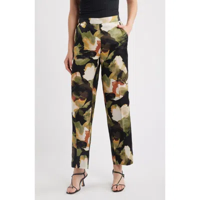 Anne Klein Abstract Print Pants In Multi